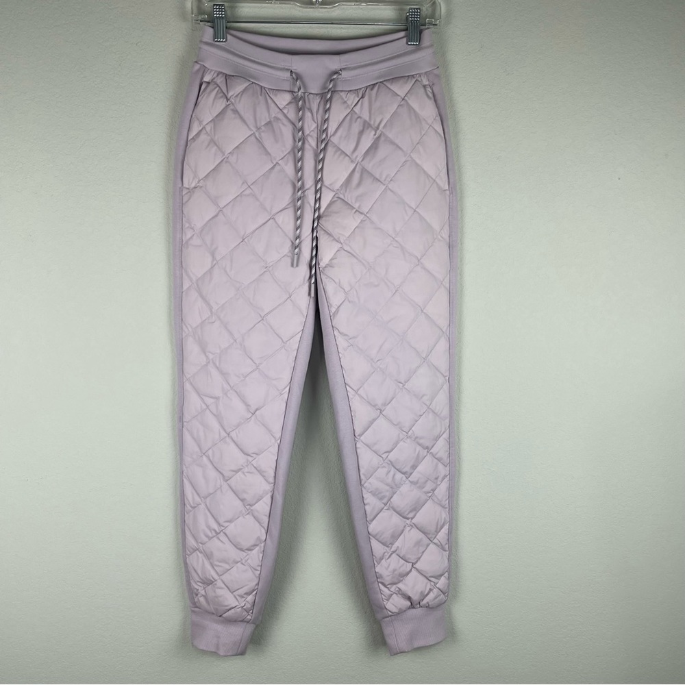 Athleta Shasta Purple Apres Ski Down Jogger Athleisure Pants